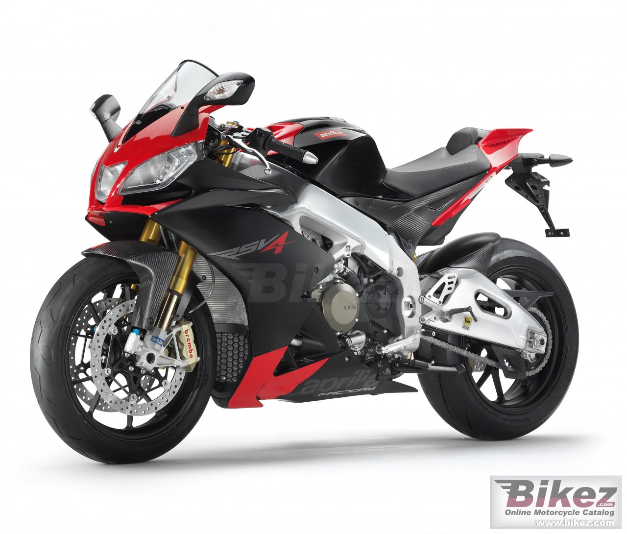 Big Aprilia rsv4 factory picture and wallpaper from Bikez.com